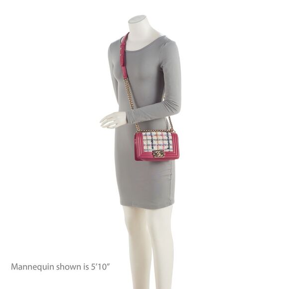 Chanel Lambskin Tweed Small Boy Bag - Picture 5 of 16